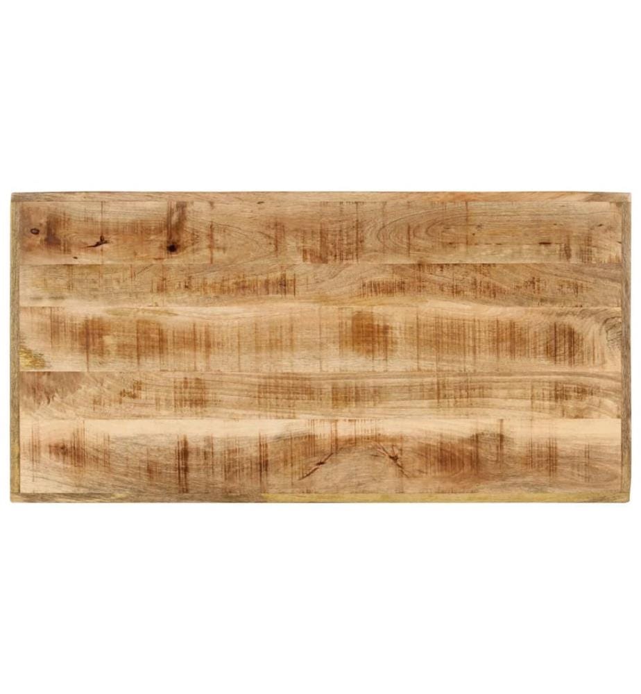 Bartisch 110x55x107 cm Massivholz Mango und Eisen