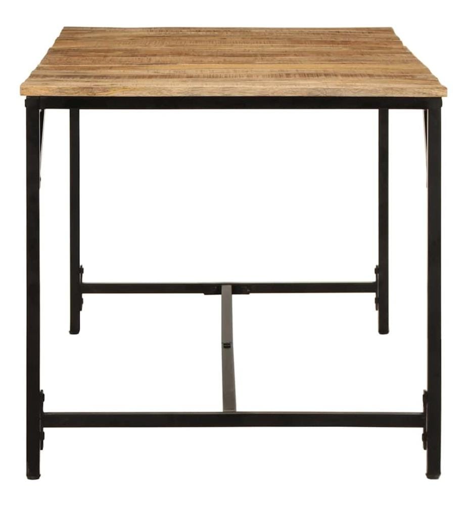 Esstisch 160x80x75 cm Raues Massivholz Mango