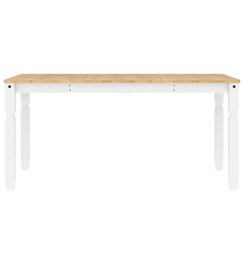 Esstisch Corona Weiss 160x80x75 cm Massivholz Kiefer