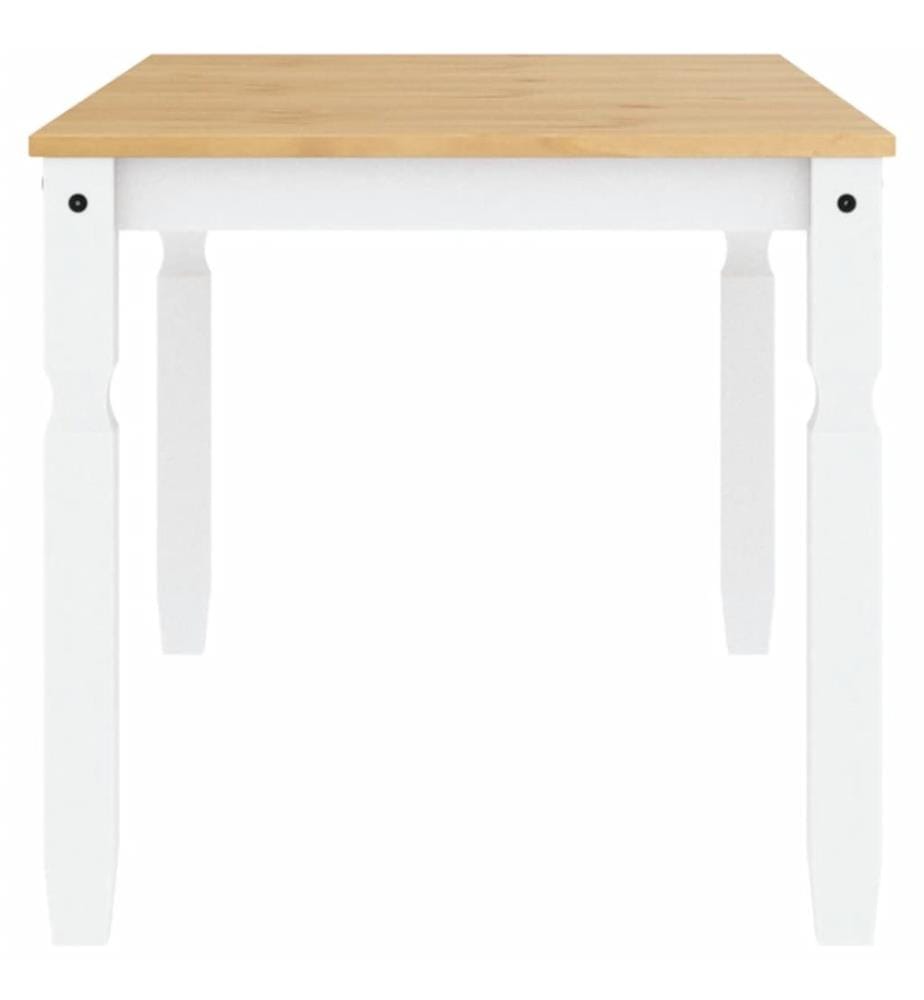 Esstisch Corona Weiss 160x80x75 cm Massivholz Kiefer