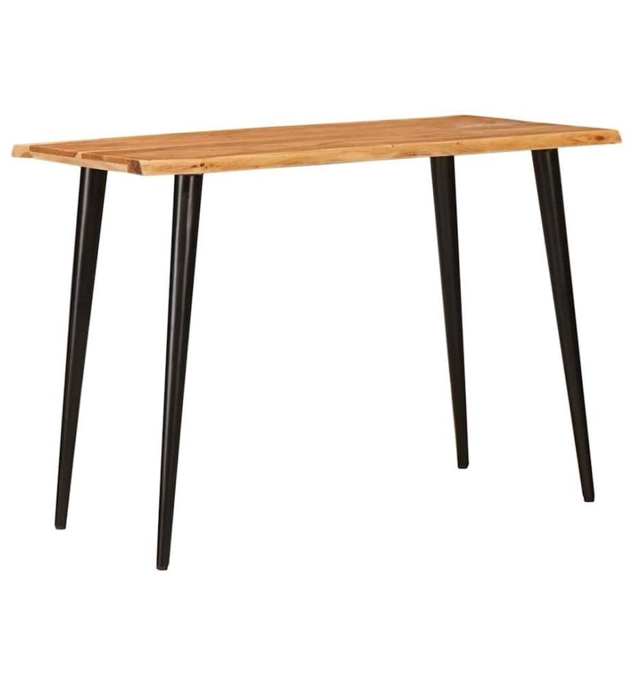 Esstische Braun und Schwarz 110 x 55 x 78 cm Massivholz Mango