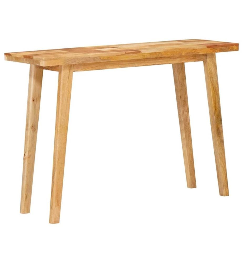 Table à dîner Naturel 100 x 35 x 75 cm Bois de mangue massif
