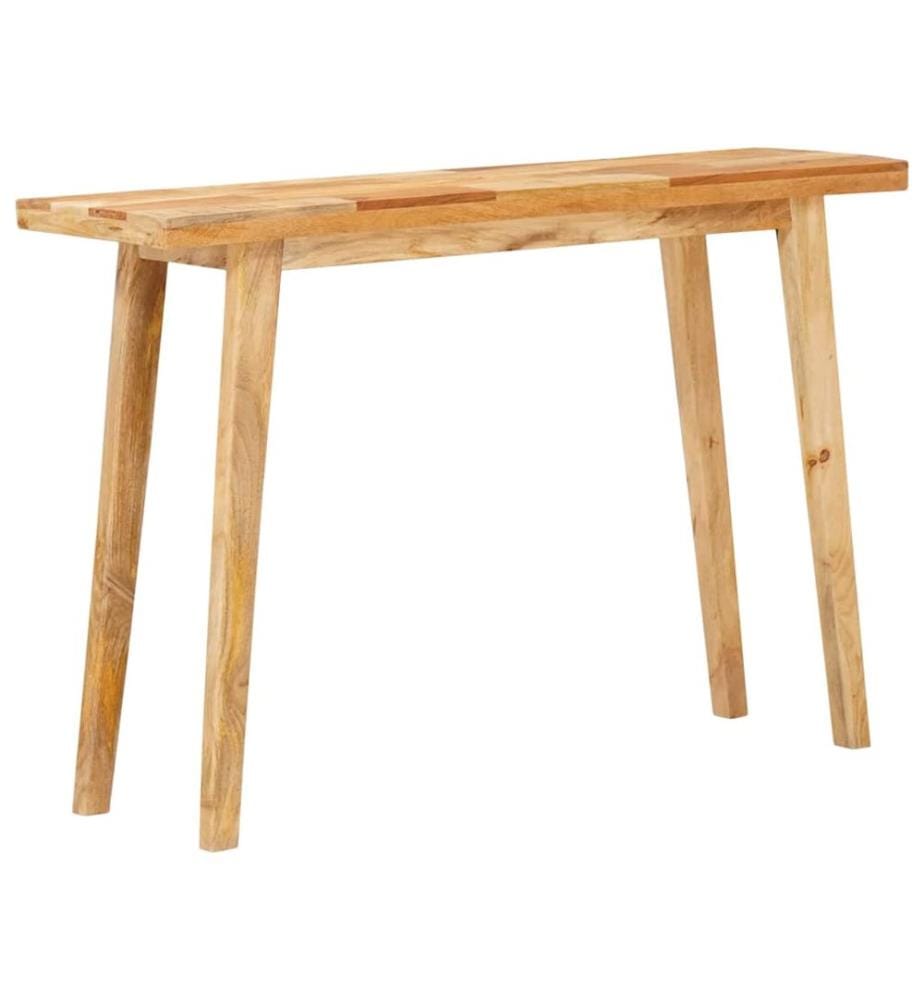 Table à dîner Naturel 100 x 35 x 75 cm Bois de mangue massif