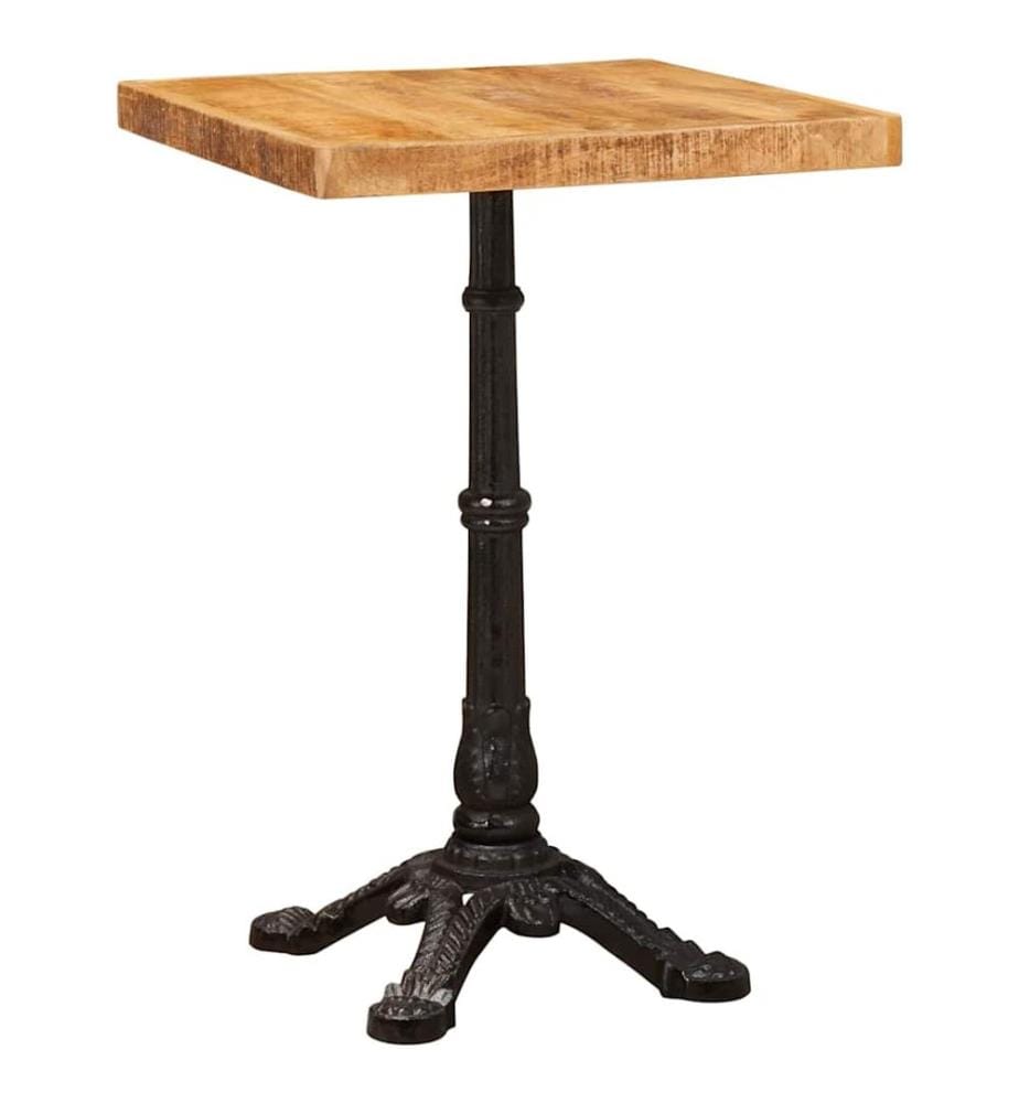Bistrotisch Braun 50 x 50 x 76 cm Massivholz Mango