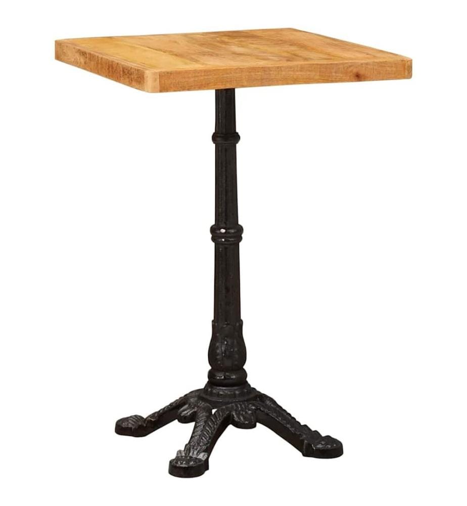 Bistrotisch Braun 50 x 50 x 76 cm Massivholz Mango