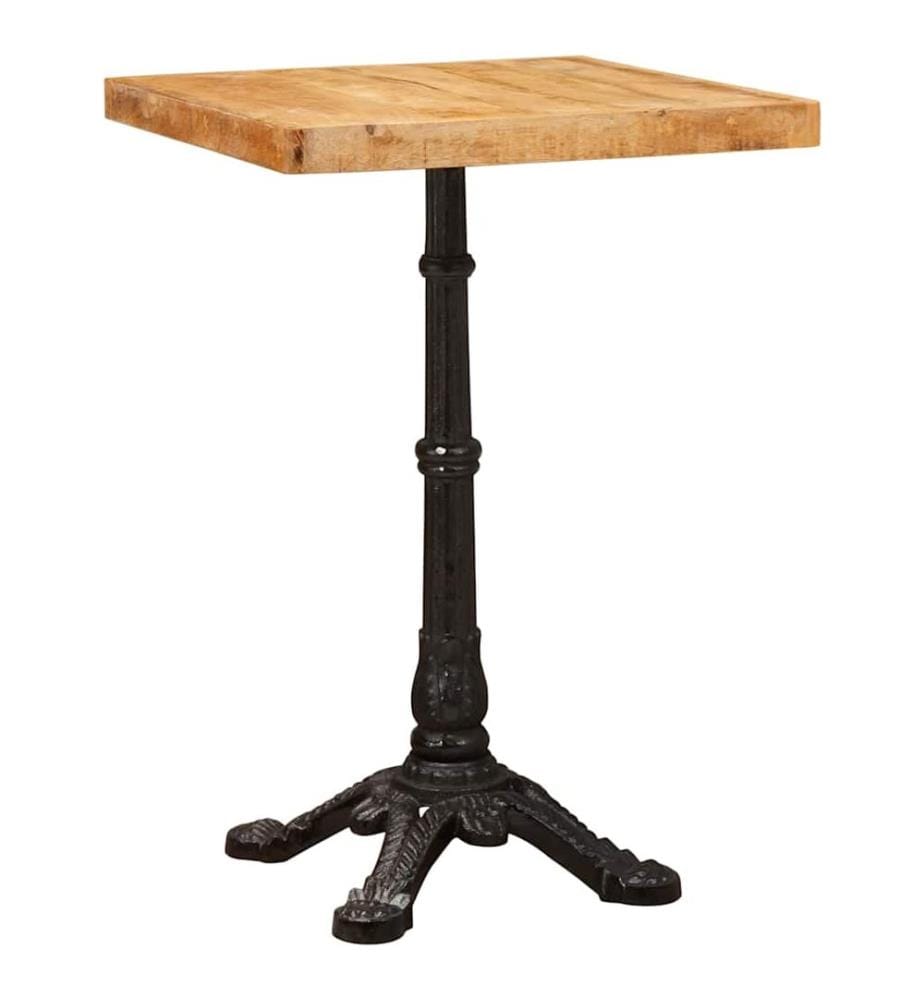 Bistrotisch Braun 50 x 50 x 76 cm Massivholz Mango