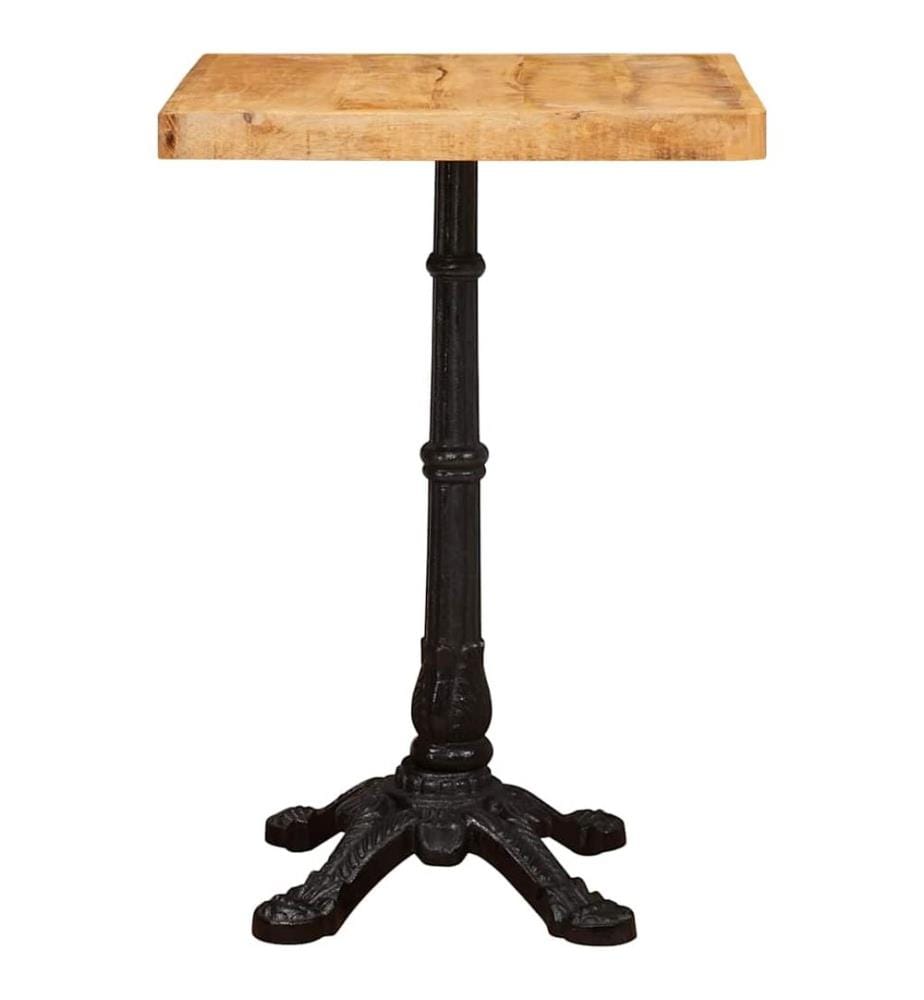 Bistrotisch Braun 50 x 50 x 76 cm Massivholz Mango