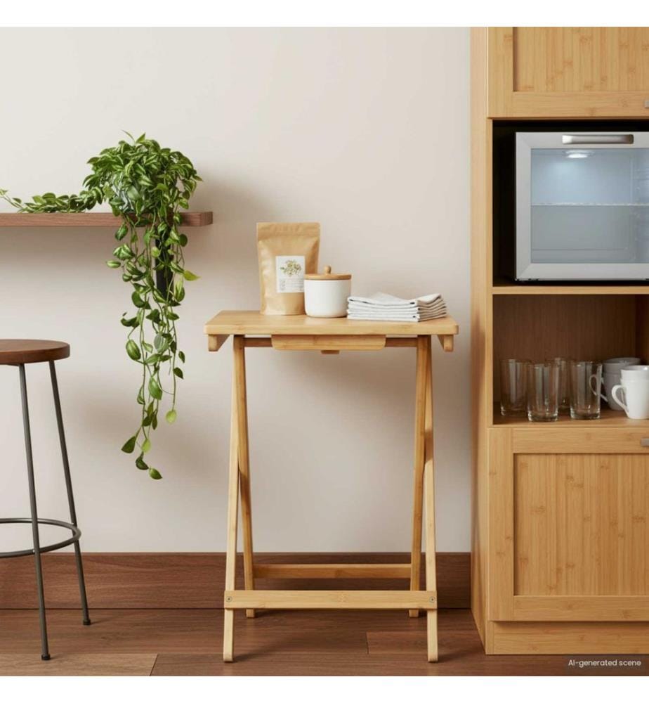 Table de cuisine Naturel 40 x 30 x 53,5 cm Bambou
