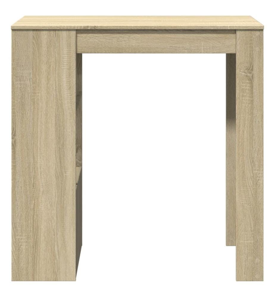 Bartisch mit Regal Sonoma-Eiche 102x50x103,5 cm Holzwerkstoff