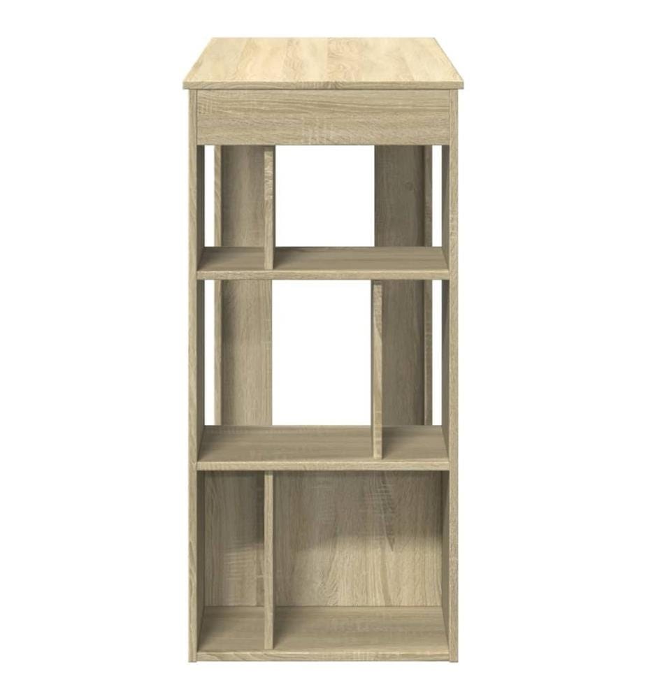 Bartisch mit Regal Sonoma-Eiche 102x50x103,5 cm Holzwerkstoff
