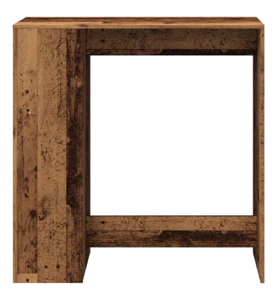 Bartisch mit Regal Altholz-Optik 101x40x103,5 cm Holzwerkstoff