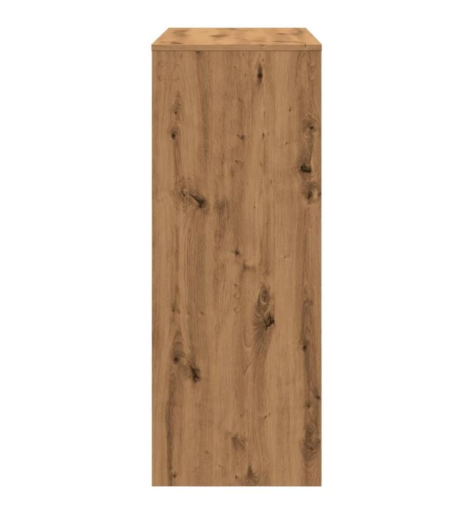 Bartisch mit Regal Artisan-Eiche 90x40x103,5 cm Holzwerkstoff