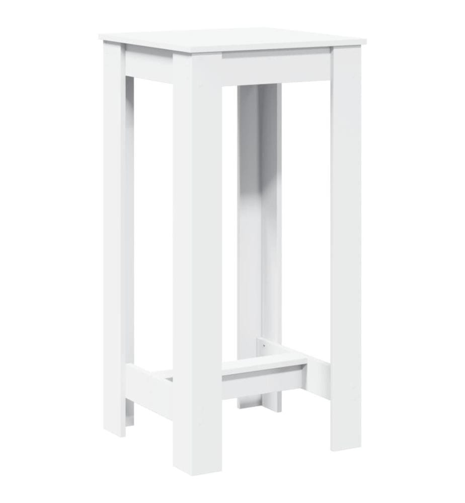 Bartisch Weiss 51x50x103,5 cm Holzwerkstoff