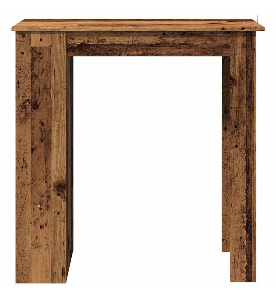 Bartisch mit Regal Altholz-Optik 102x50x103,5 cm