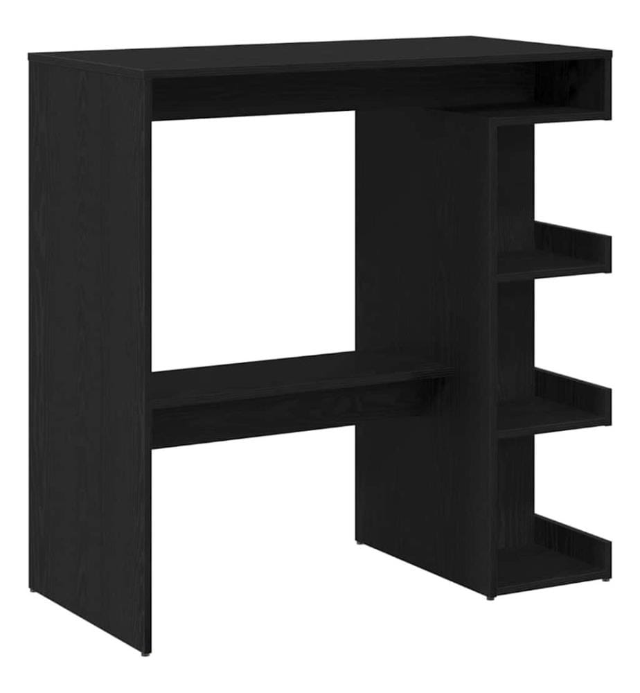 Bartisch Schwarz Eichen-Optik 100 x 48 x 101,5 cm Holzwerkstoff