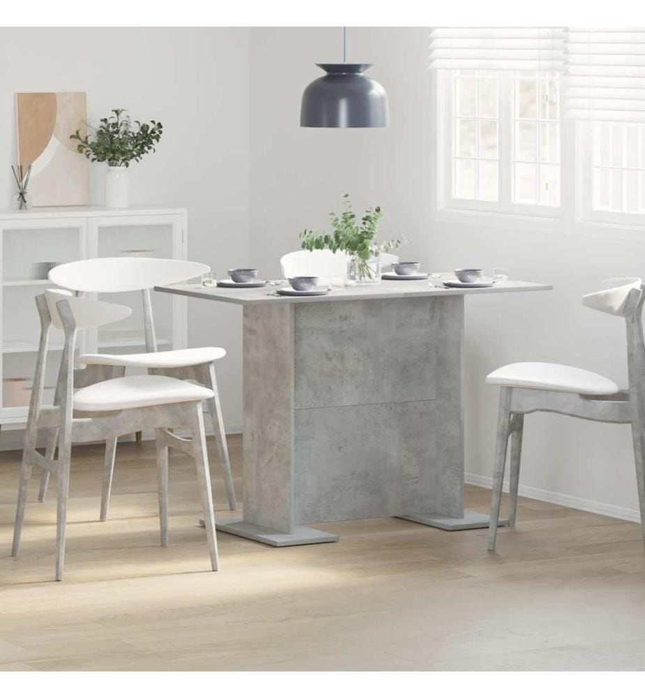 Table de salle à manger / Table de repas Gris béton
