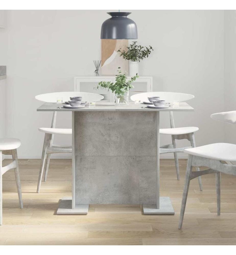 Table de salle à manger / Table de repas Gris béton