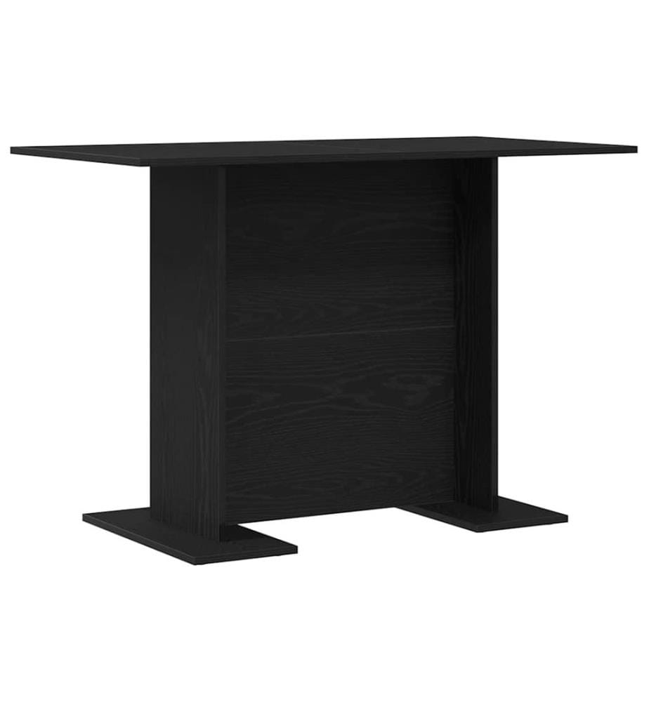 Table de salle à manger Chêne noir 110 x 60 x 75 cm