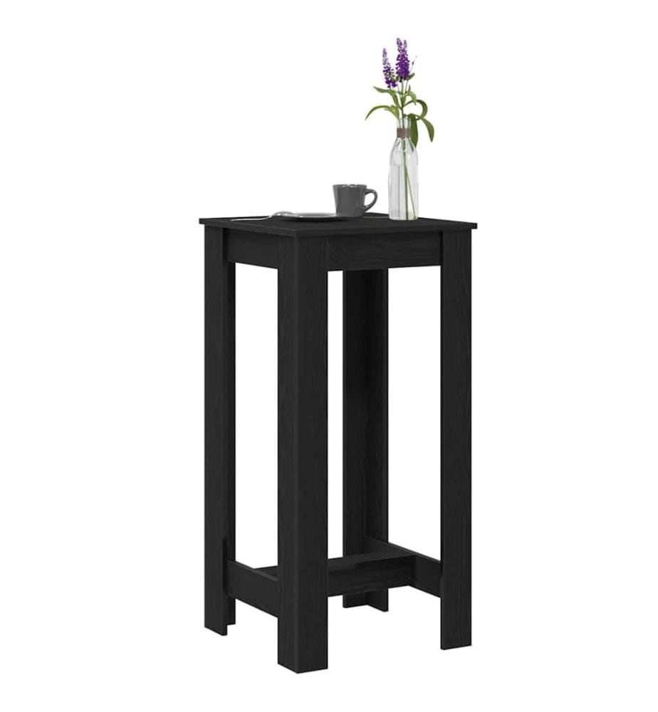 Bartisch Schwarz Eichen-Optik 51 x 50 x 103,5 cm Holzwerkstoff