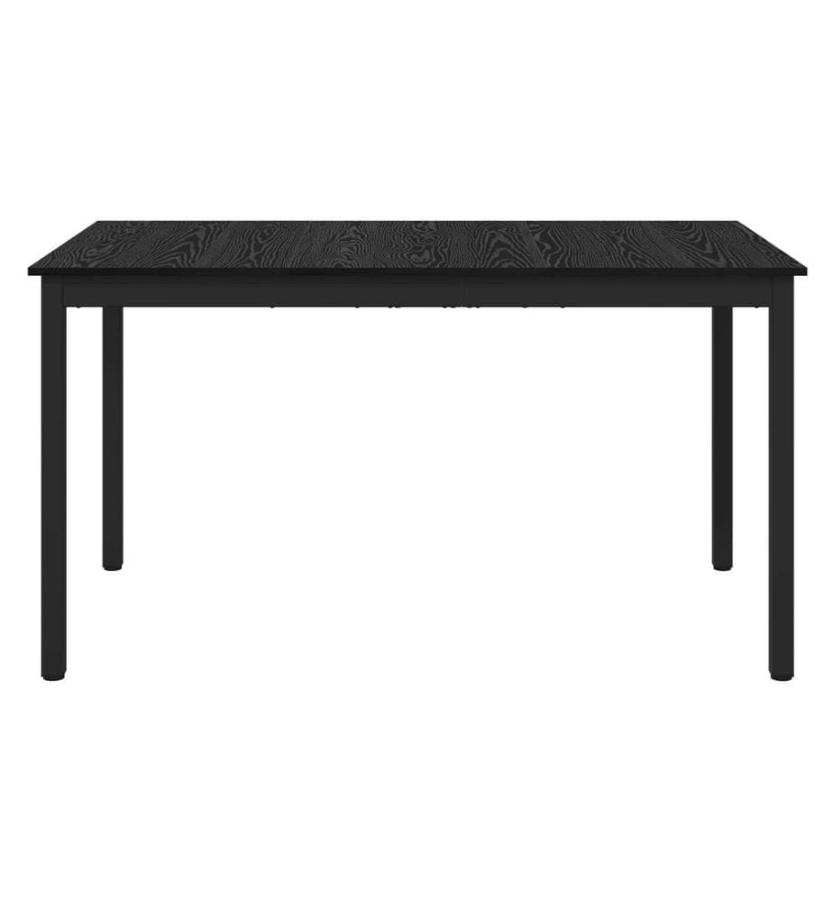 Table de salle à manger / Table de repas 140 x 80 x 75 cm MÉTAL