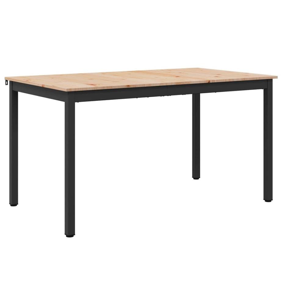 Esstisch Natur 150 x 90 x 75 cm Massives Kiefernholz