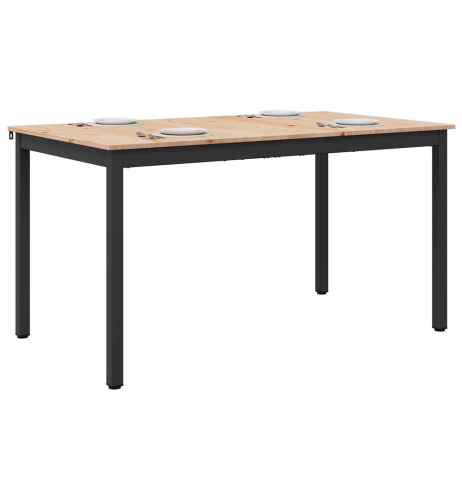 Esstisch Natur 150 x 90 x 75 cm Massives Kiefernholz