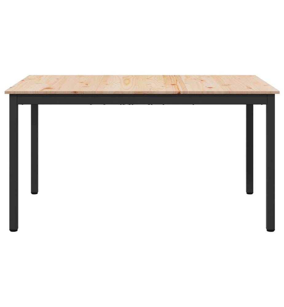 Esstisch Natur 150 x 90 x 75 cm Massives Kiefernholz