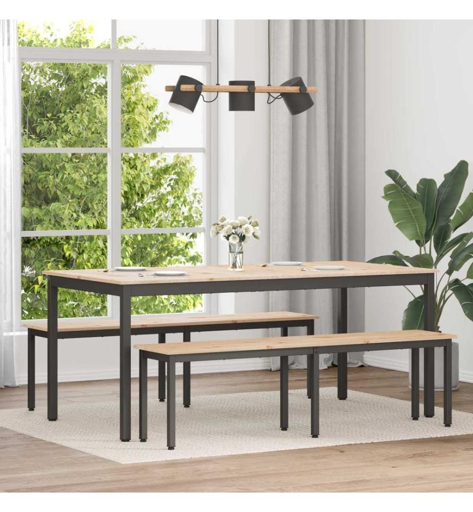 Table de salle à manger / Table de repas Naturel