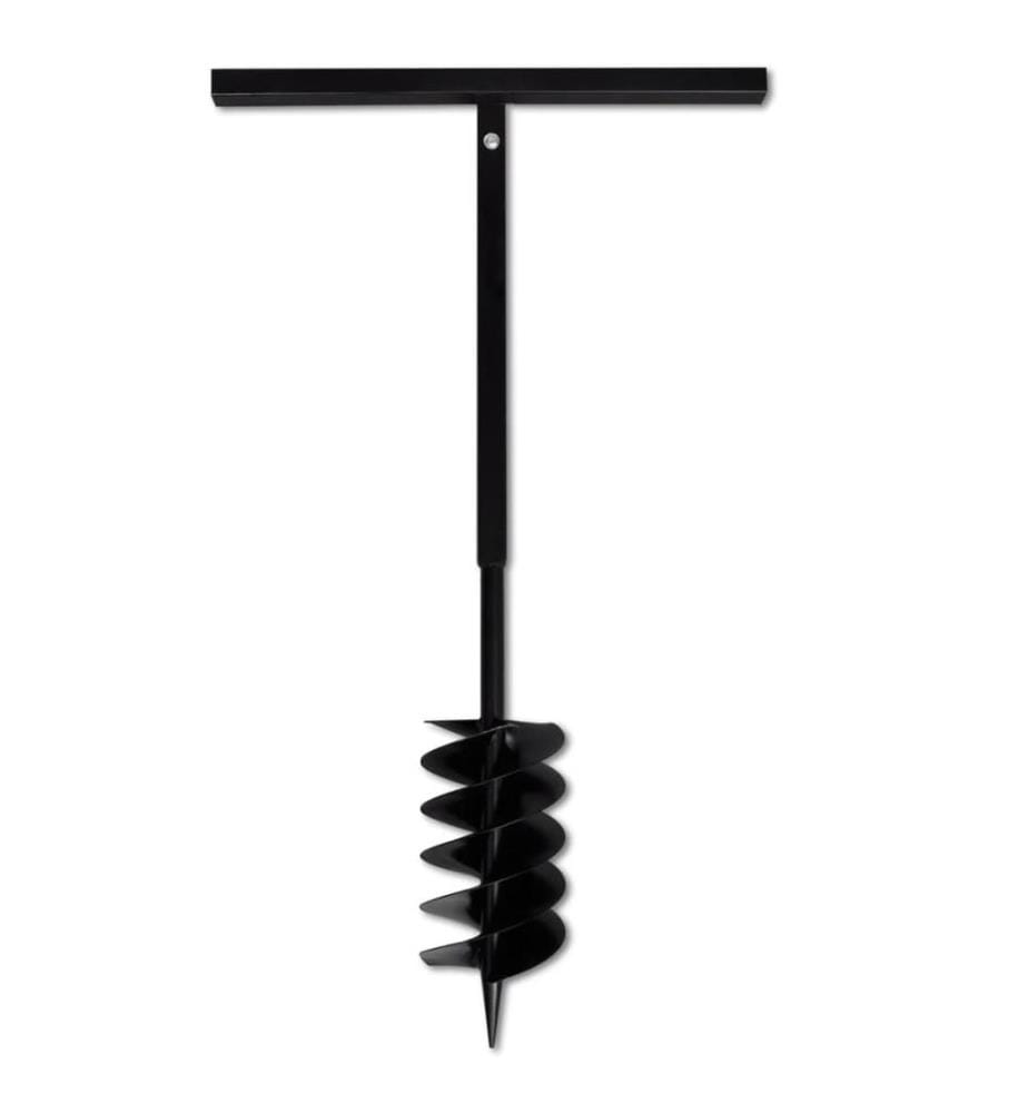 Bohrer mit Griff 150 mm Doppelspirale Schwarz