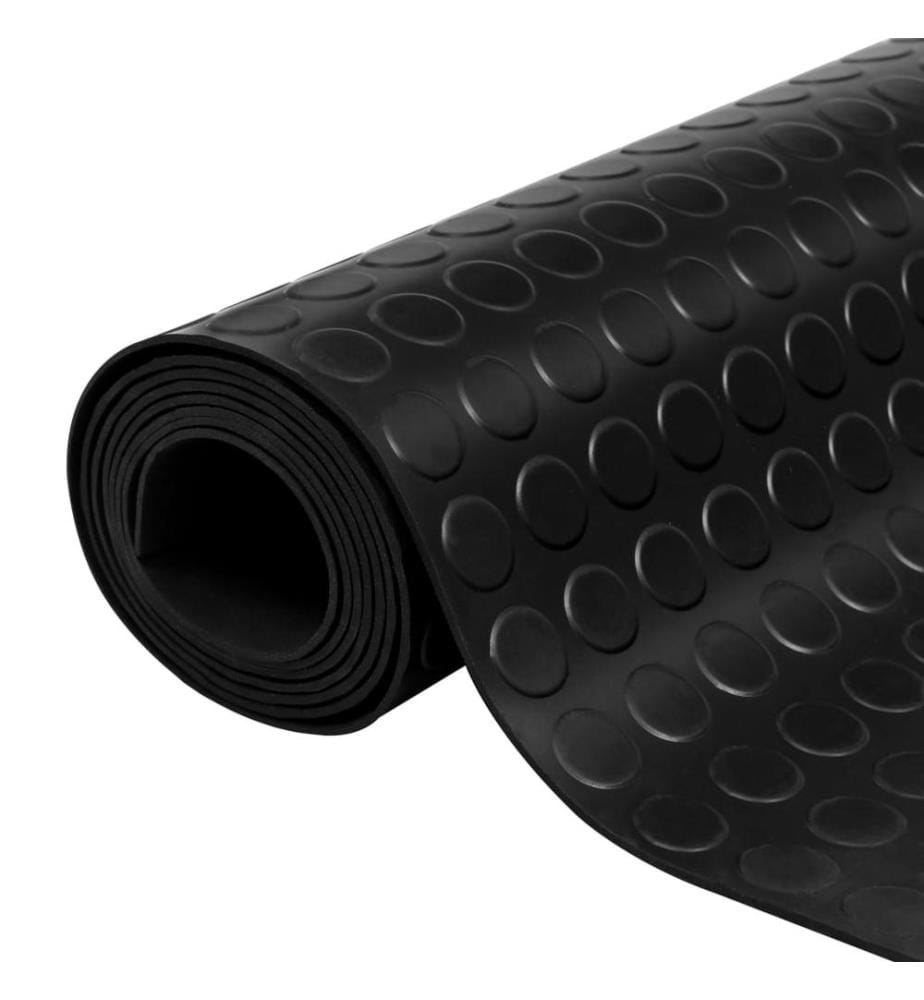 Tapis en caoutchouc antidérapant avec points 5 x 1 m