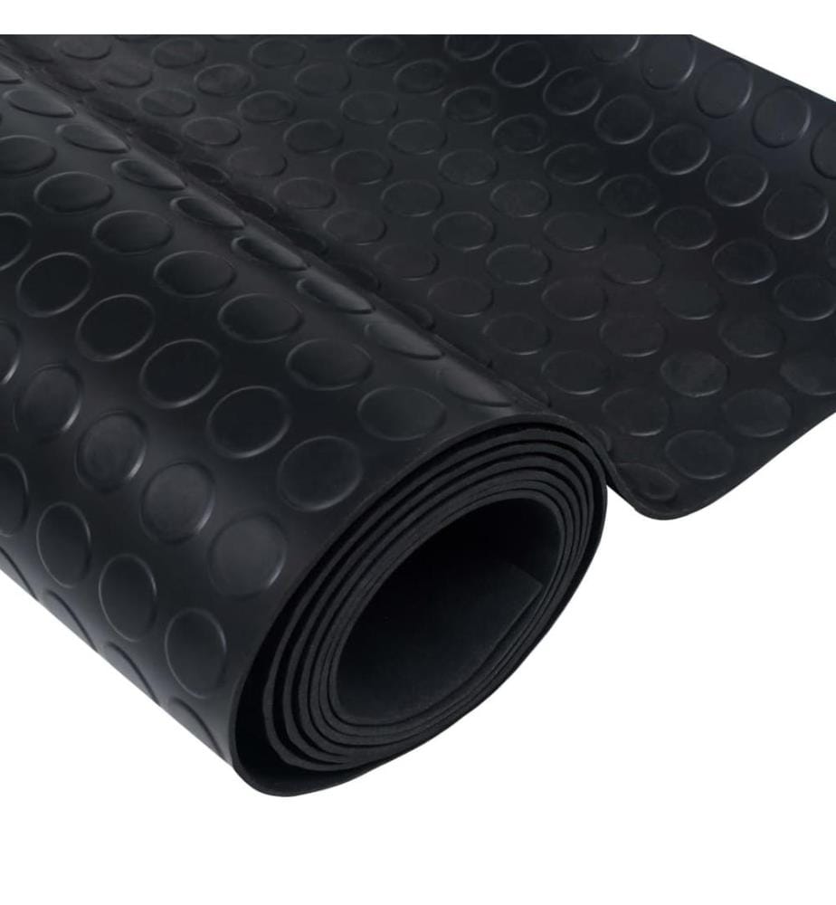 Tapis en caoutchouc antidérapant avec points 5 x 1 m