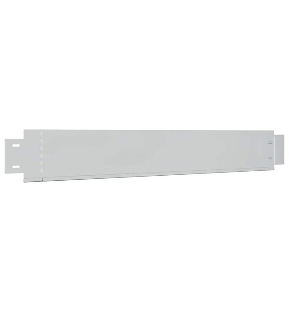 Flexible Rasenkante 5-er Set Verzinkter Stahl 100x14 cm