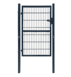Portillon 2D (simple) Gris anthracite 106x210 cm