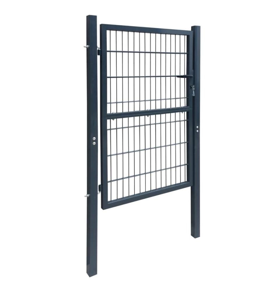 Portillon 2D (simple) Gris anthracite 106x230 cm
