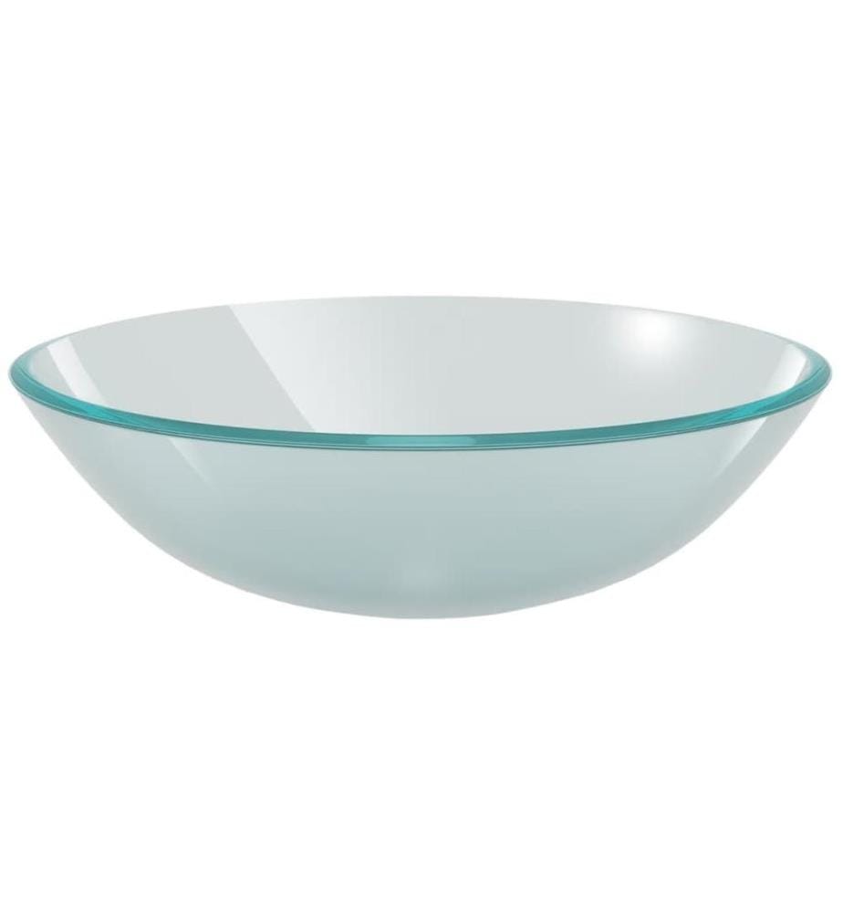 Waschbecken Hartglas 42 cm Mattiert