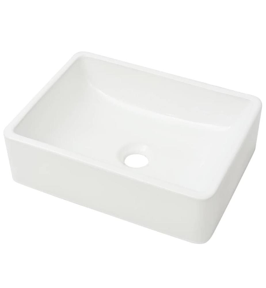 Waschbecken Keramik Weiss 41 x 30 x 12 cm