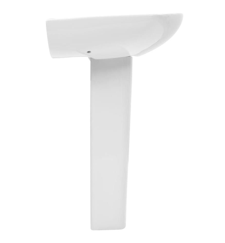 Vasque autoportant avec socle Céramique Blanc 650x520x200 mm
