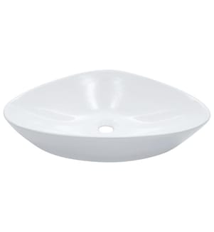 Waschbecken 58,5 x 39 x 14 cm Keramik Weiss