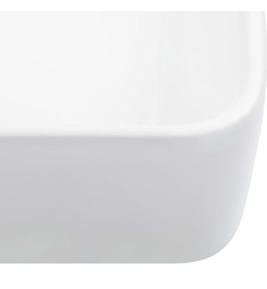 Waschbecken 40 x 30 x 13 cm Keramik Weiss