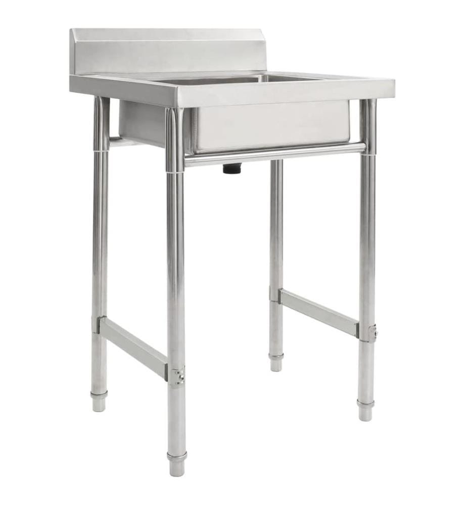 Évier de cuisine Seul lavabo Acier inoxydable
