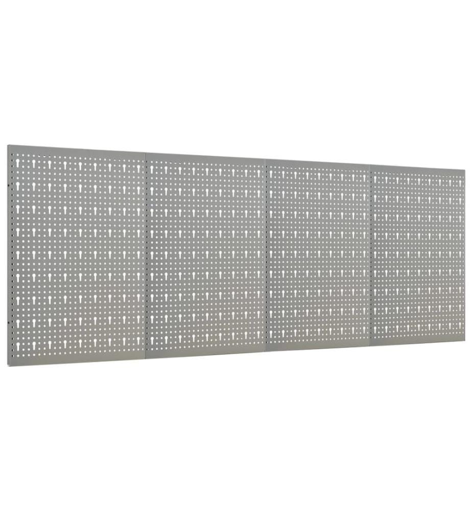 Werkzeugwand 4 Stk. 40×58 cm Stahl