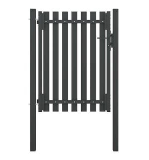 Portail de clôture de jardin Acier 1x1,7 m Anthracite