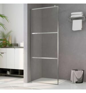 Duschwand für Begehbare Dusche mit Klarem ESG-Glas 90x195 cm