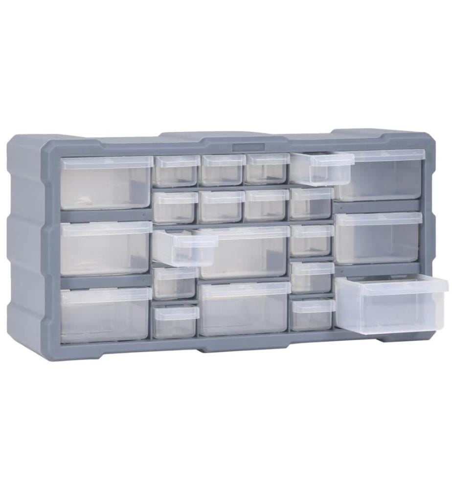 Multi-Schubladen-Organizer mit 22 Schubladen 49x16x25,5 cm