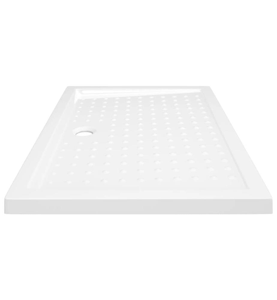 Duschwanne Anti-Rutsch Weiss 70x100x4 cm ABS