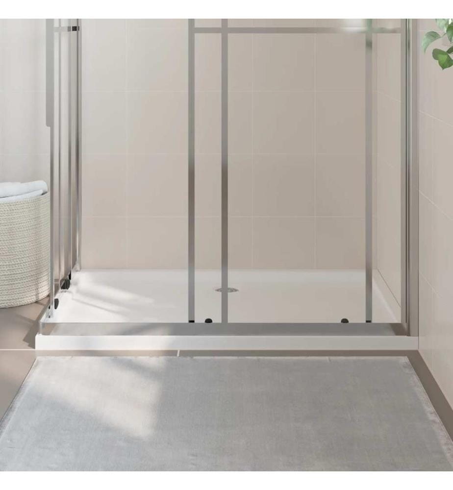 Duschtasse ABS Rechteckig Weiss 80x120 cm