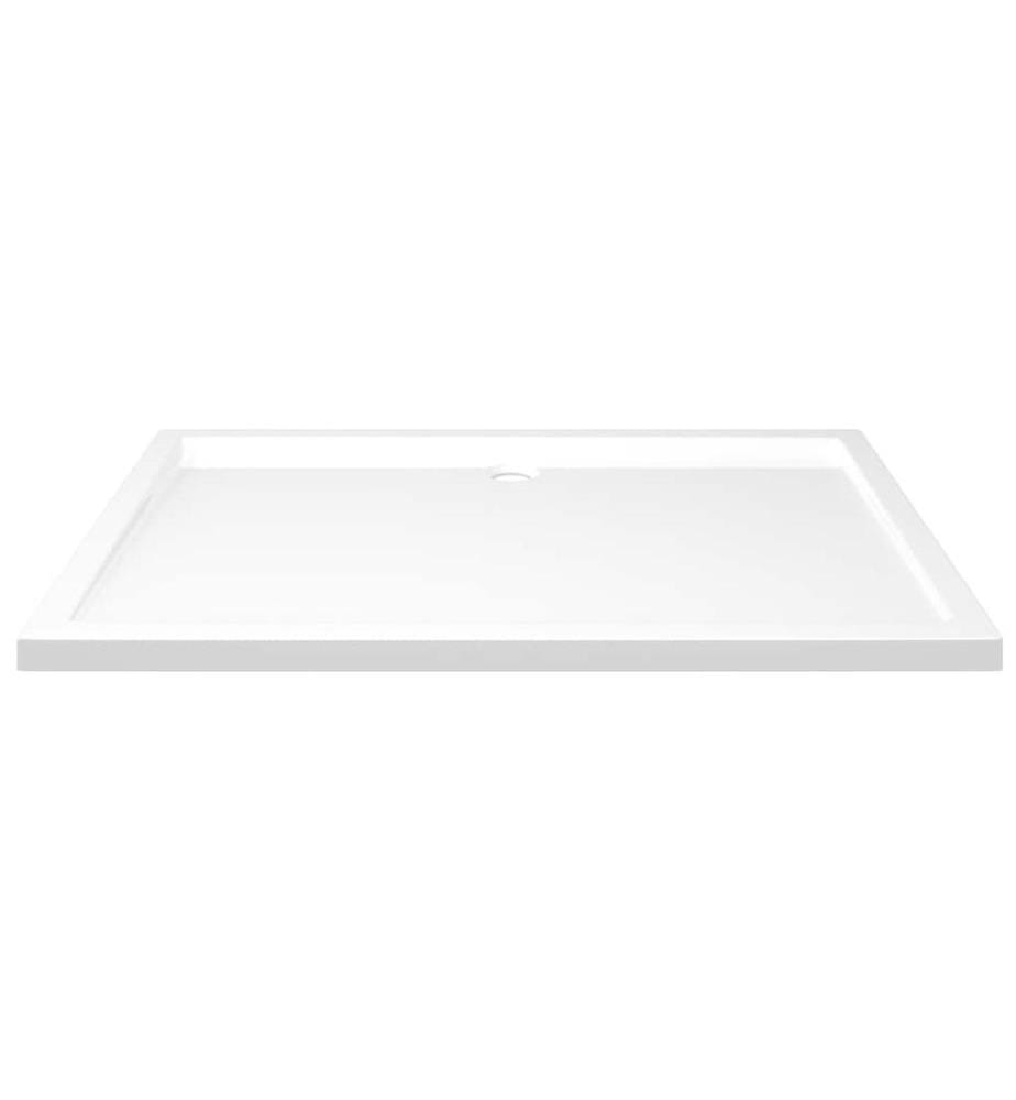 Duschtasse ABS Rechteckig Weiss 80x120 cm