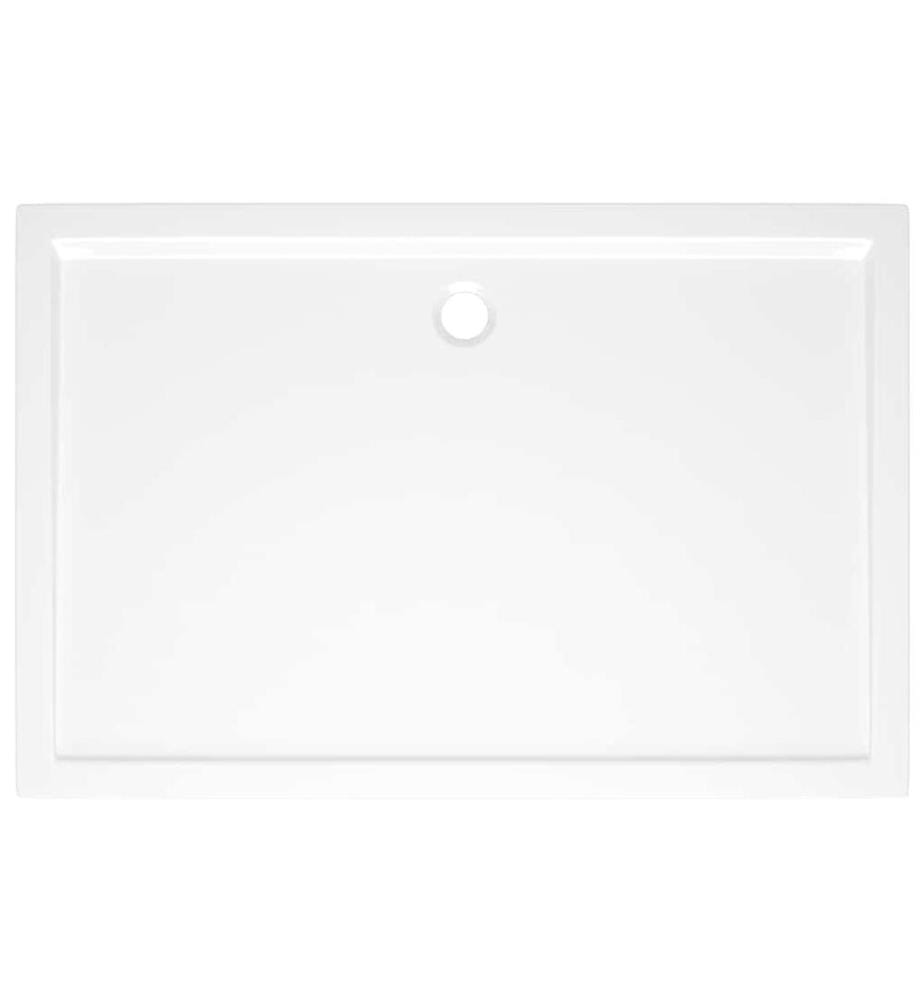 Duschtasse ABS Rechteckig Weiss 80x120 cm