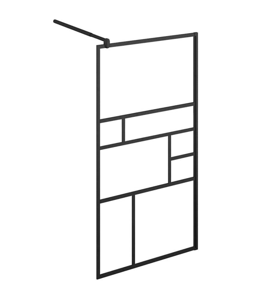 Duschwand für Begehbare Dusche mit Klarem ESG Glas 90x195 cm