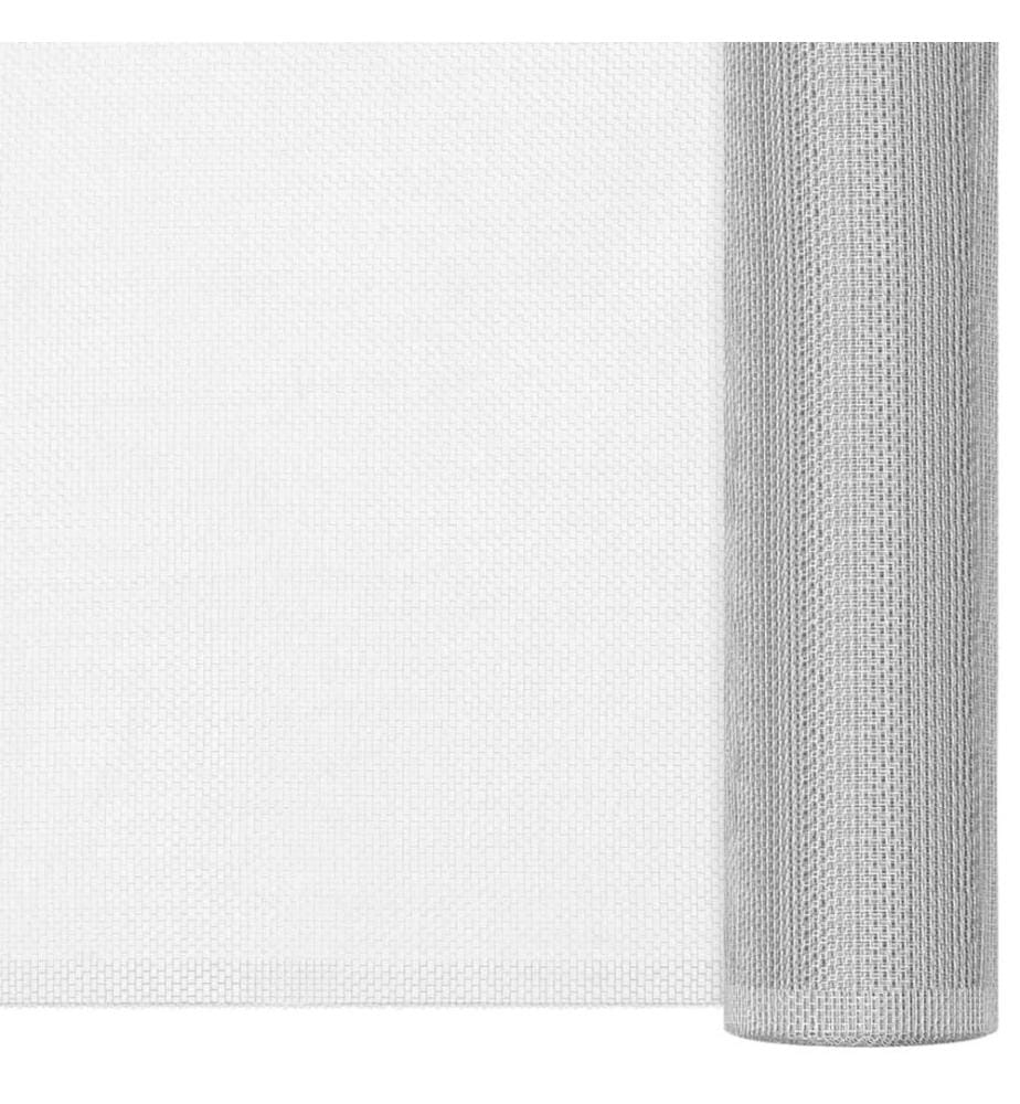Fliegengitter Aluminium 80x2000 cm Silbern